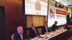 Celostátní konference SPD v Praze (13. 7. 2019)