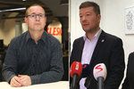 Arabista Ostřanský zkritizoval SPD (vpravo Tomio Okamura a Radek Koten) za slova o zákazu „islámské ideologie“.