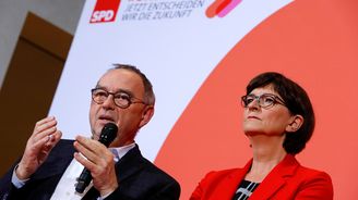 SPD nově povedou kritici vlády Eskenová a Walter-Borjans 