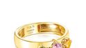 Prsten ze žlutého zlata se safíry, Tous, 4 529 Kč