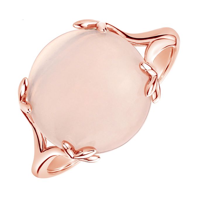 Prsten z růžového zlata s růženínem, ALO diamonds, 21 780 Kč Prsten z růžového zlata s růženínem, ALO diamonds, 21 780 Kč
