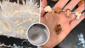 Šperky vyrobené ze spermatu, vlasů, zubů a prachu zesnulých