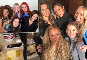 Legendární Spice Girls si uřízly ostudu: Podezřelá bílá šmouha na společné fotce!