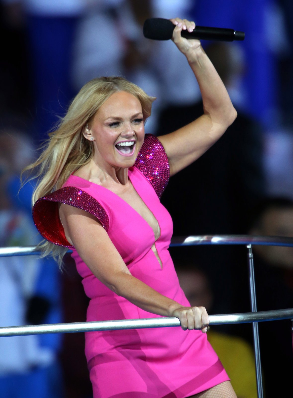 Emma Bunton si vystoupení užívala plnými doušky.