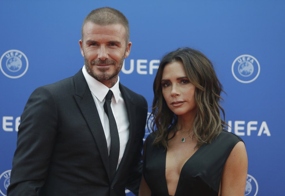 Victoria Beckhamová s manželem