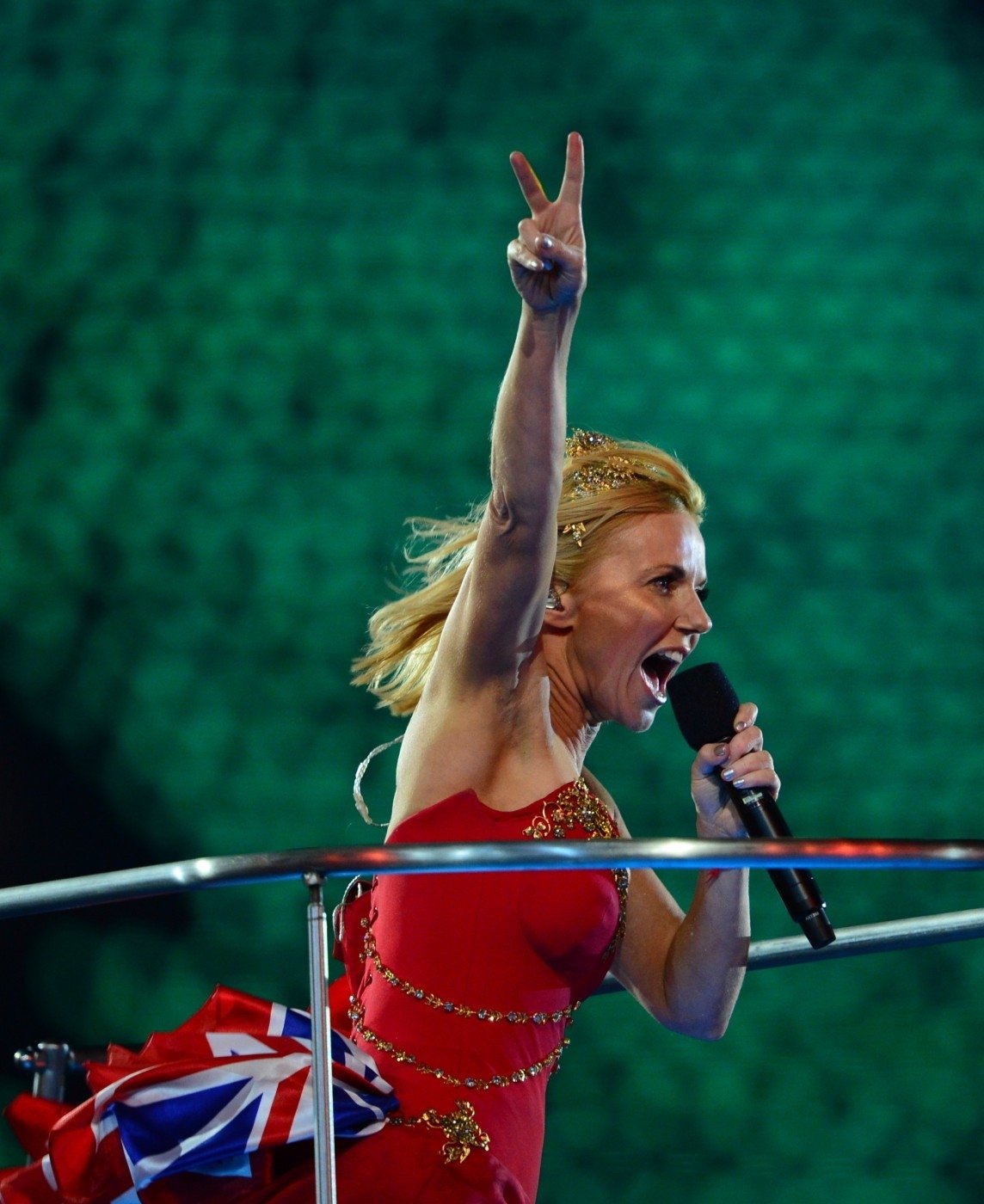 Geri Halliwell si koncert užívala