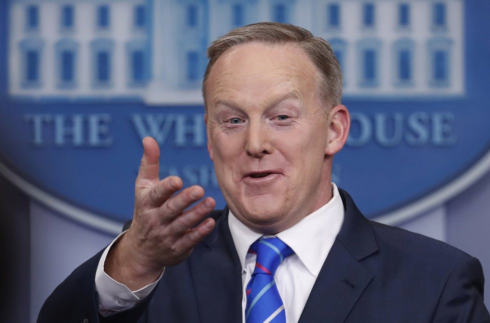 Mluvčí amerického prezidenta Sean Spicer