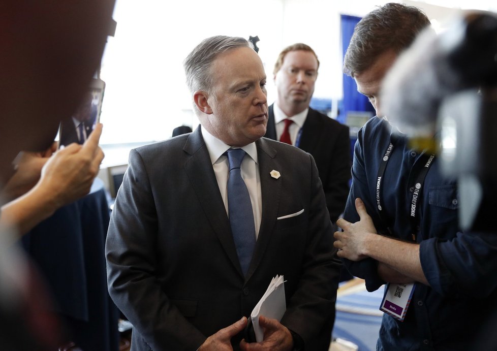 Mluvčí amerického prezidenta Sean Spicer