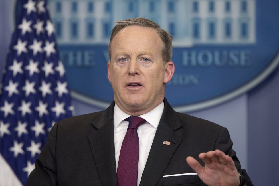 Mluvčí amerického prezidenta Sean Spicer