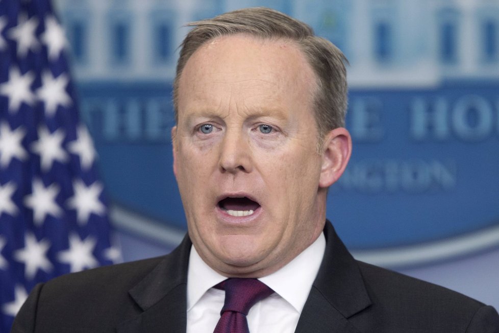 Mluvčí amerického prezidenta Sean Spicer