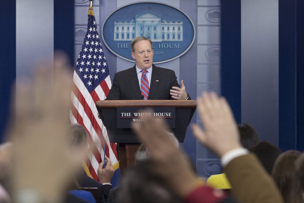 Mluvčí amerického prezidenta Sean Spicer