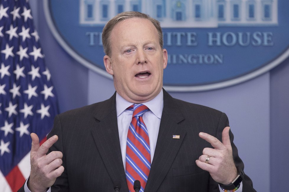 Mluvčí amerického prezidenta Sean Spicer