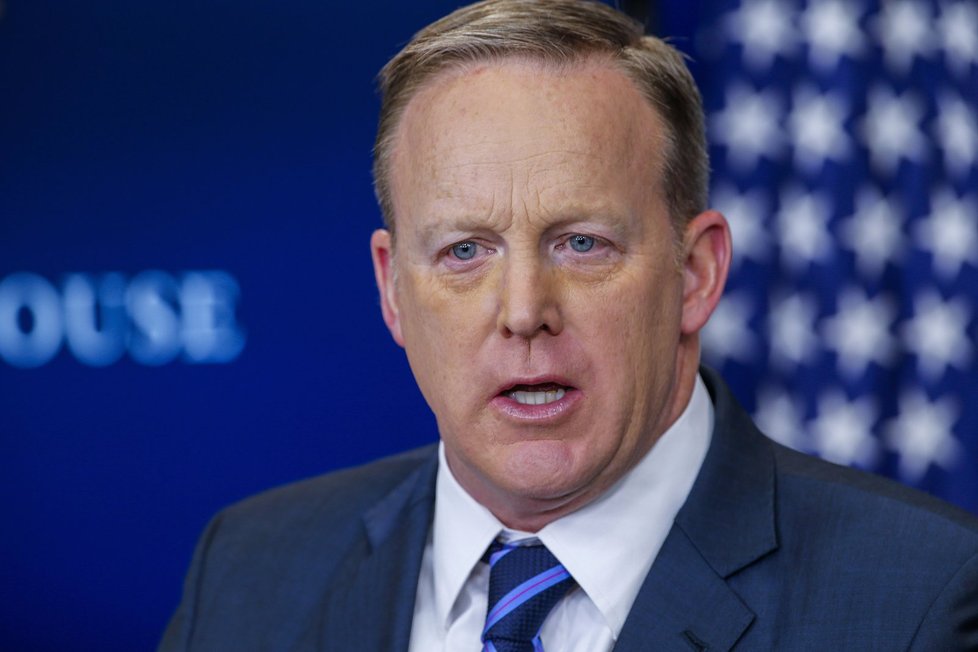 Mluvčí amerického prezidenta Sean Spicer