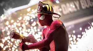 Amazing Spider-Man má nové fotky a je z něho hasič