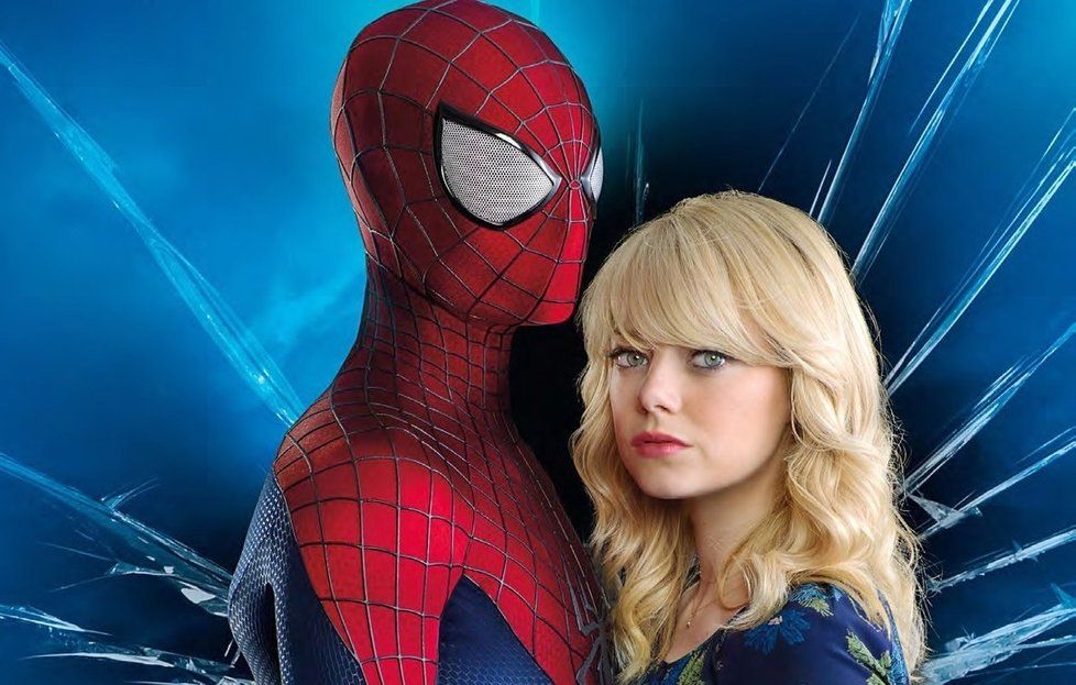 Krásná herečka Emma Stone ve Spider-Manovi