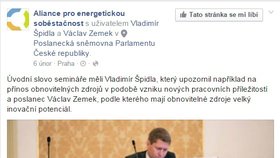 Vladimír Špidla ještě 4. února zahajoval energetický seminář ve sněmovně. O pár dní později zřejmě skončil v nemocnici.