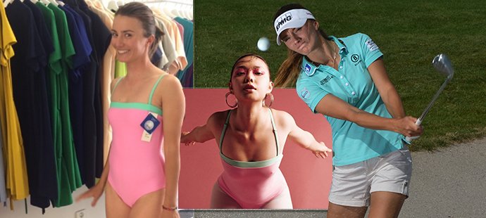 Golfistka Klára Spilková se vydala na nákup plavek, v nichž bude u vody jen zářit
