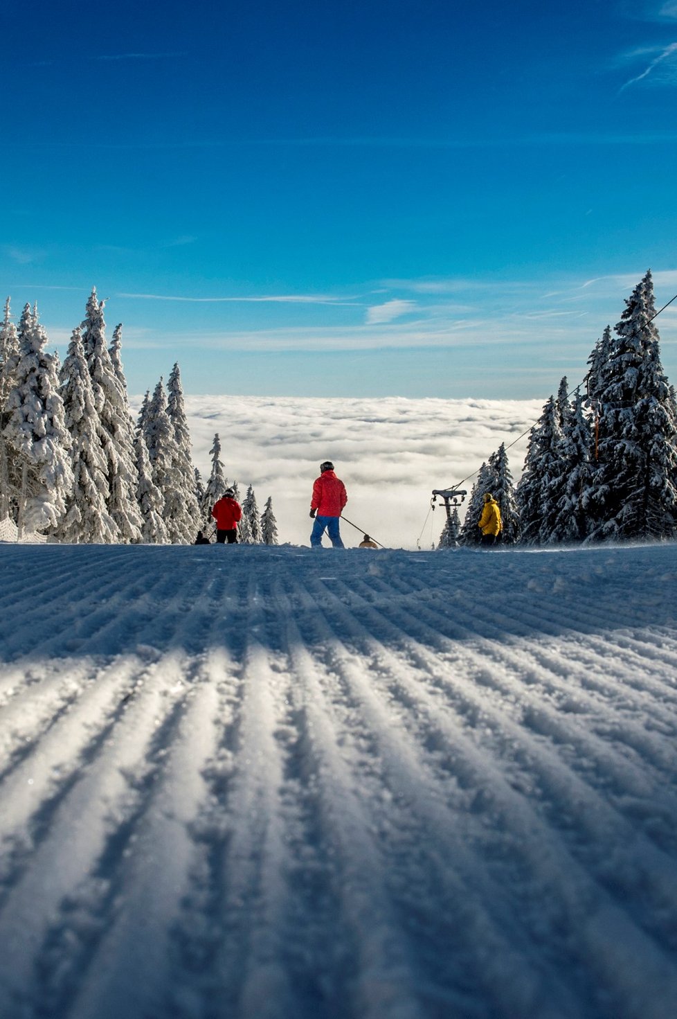 Takto se lyžuje ve SkiResortu ČERNÁ HORA - PEC