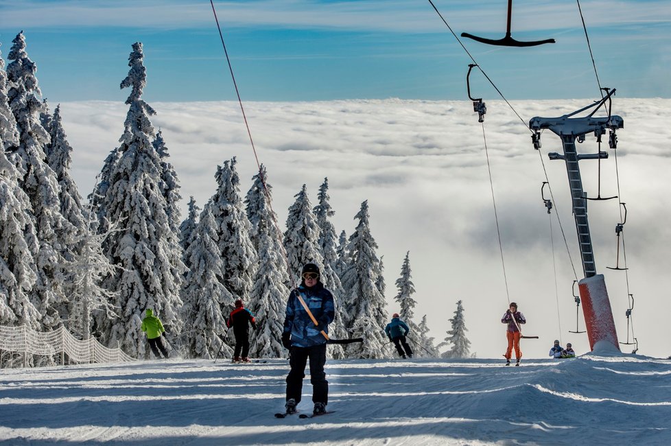 Takto se lyžuje ve SkiResortu ČERNÁ HORA - PEC