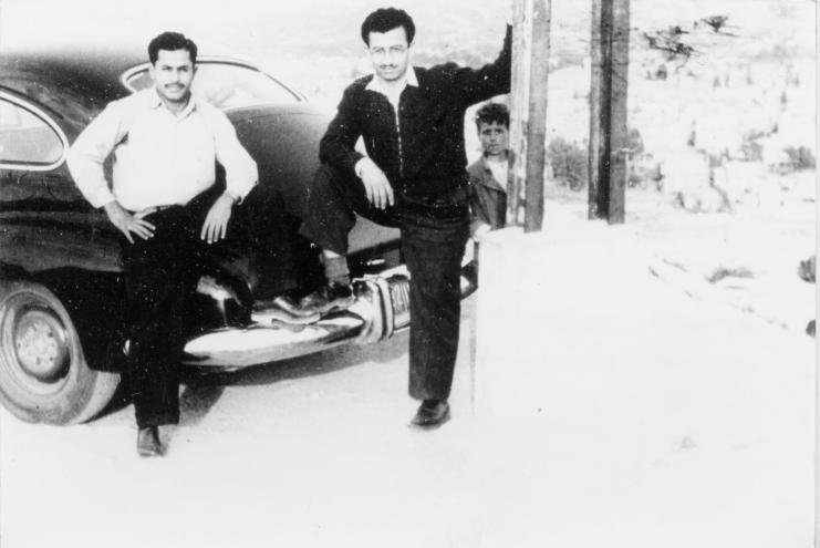 Taxík využívali ke krytí své výzvědné činnosti. Bejrút, 1949.