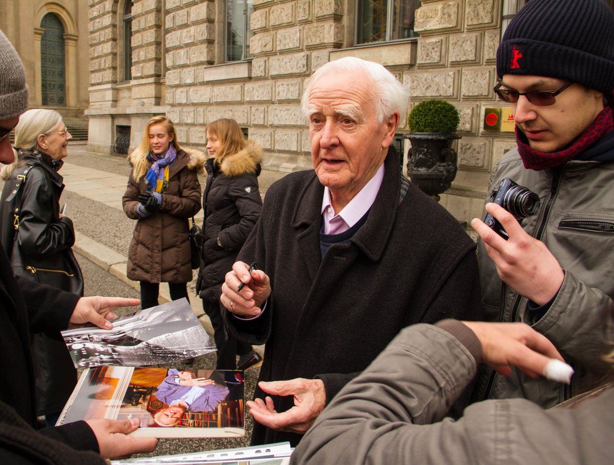 Proslulý autor a  zrazený špion Le Carré.