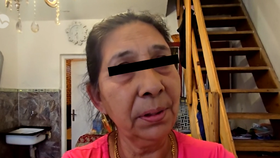 Babička bodnutého dítěte