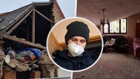 Šokující video ze Slovenska: Stěna domu se nečekaně zřítila, neslyšící Jakub přišel o střechu nad hlavou.