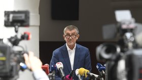 Předseda ANO Andrej Babiš (vpravo) dorazil 25. července v Praze do Poslanecké sněmovny na schůzi vyšetřovací komise k únikům informací z vyšetřovacích spisů.