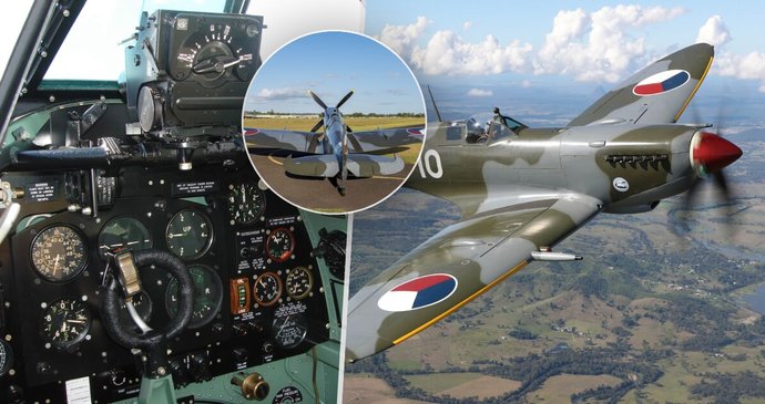Legendární letoun Spitfire s českou historií