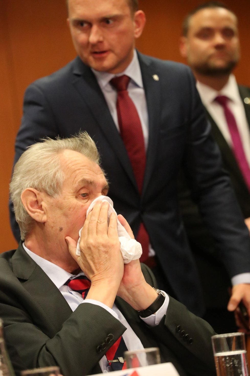 Prezident Miloš Zeman na sjezdu Strany práv občanů (28. 3. 2018)