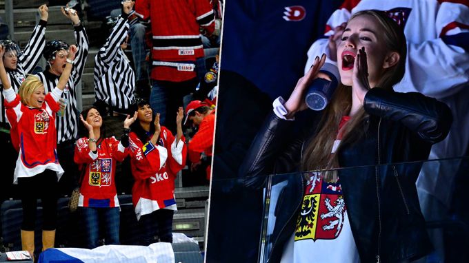 Červenkova múza Pecháčková řádí v hledišti jako Puhajková a spol.: Zlaté královny tribun Červenkova múza Pecháčková řádí v hledišti jako Puhajková a spol.: Zlaté královny tribun