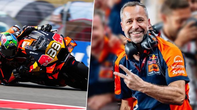 Český mechanik Peták se stará o motorku Jihoafričana Bindera v MotoGP poslední rok: Pozval mě na svatbu… Já mu chystám grilovačku! Český mechanik Peták se stará o motorku Jihoafričana Bindera v MotoGP poslední rok: Pozval mě na svatbu… Já mu chystám grilovačku!