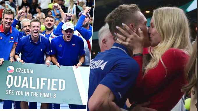 Sexy lásky hrdinů Davis Cupu dováděly: Gymnastika, líbačka, Kozička Sexy lásky hrdinů Davis Cupu dováděly: Gymnastika, líbačka, Kozička