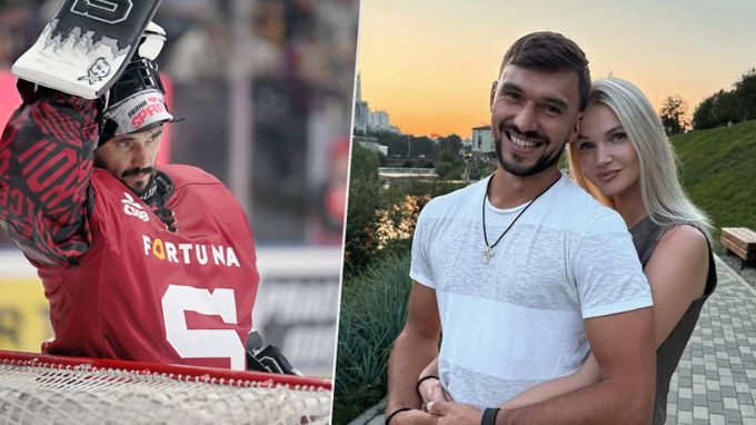 Brankář Sparty Kovář a jeho blokařka: Ututlal svatbu s Ruskou! Brankář Sparty Kovář a jeho blokařka: Ututlal svatbu s Ruskou!