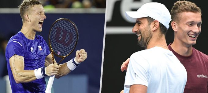Lehečka se připravuje s Djokovičem: Otestoval maroda Lehečka se připravuje s Djokovičem: Otestoval maroda