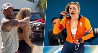 Rychlobruslařská kráska Leerdamová: Šokující dárek od partnera Paula Rychlobruslařská kráska Leerdamová: Šokující dárek od partnera Paula