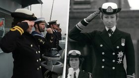 Princezna Anna i další důstojnice terčem vtipů kvůli knoflíkům?