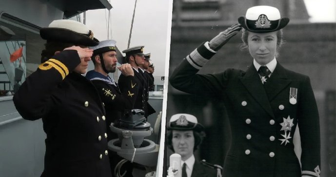 Princezna Anna i další důstojnice terčem vtipů kvůli knoflíkům?