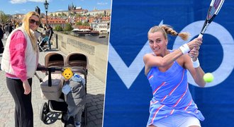 Velké poprvé tenistky Kvitové: S dvojčaty a velkým bráchou na špacíru Velké poprvé tenistky Kvitové: S dvojčaty a velkým bráchou na špacíru