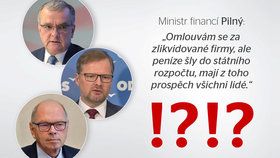 Údajný výrok ministra Ivana Pilného neváhaly ve volební kampani použít strany ODS a TOP 09, ministr ale tvrdí, že nic takového neřekl.