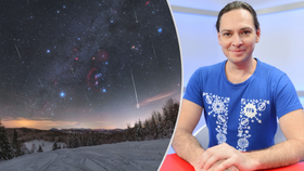 Vrcholí roj Kvadrantidy a Měsíc vzácně zakryje Saturn