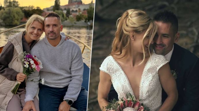 Šafářová s Plekancem oslavili výročí svatby