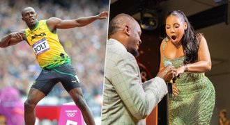 Hvězdný sprinter Bolt se bude ženit: Konečně ho uhnala! Hvězdný sprinter Bolt se bude ženit: Konečně ho uhnala!
