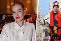 Červenkova exmanželka rozcupovala oblečení do Milána: Romane, jste hastroši