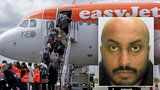 Pasažér EasyJet nahlásil bombu na palubě, aby stihl let za snoubenkou