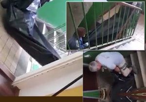Šílené praktiky pohřebáků: Mrtvolu tahali po schodech jako odpad