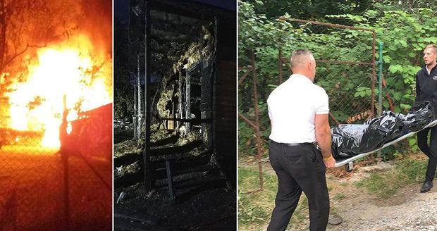 Tragický požár u Karlštejna: Hasiči v chatě nalezli mrtvolu