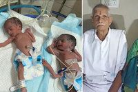 Nejstarší matka (74) světa: Oba rodiče jsou na JIP! Máma po porodu, táta (78) po kolapsu