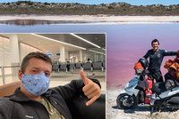 Dobrodruh Marek hasil v Austrálii požáry, pak ho tam uvěznil koronavirus: Domů se dostal až teď