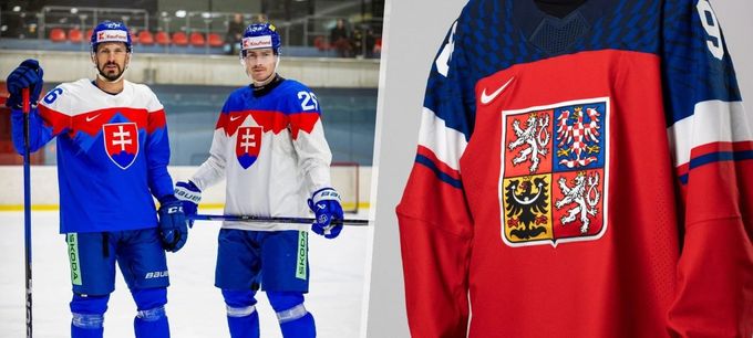 Srovnání hokejových dresů pro ZOH: Češi berou bronz... A Slováci zlato! Srovnání hokejových dresů pro ZOH: Češi berou bronz... A Slováci zlato!